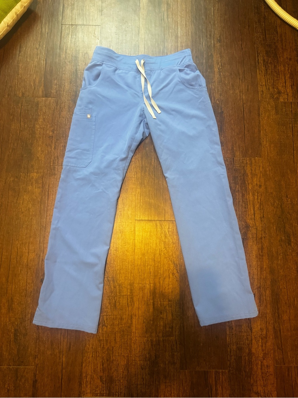 Figs Light Blue Women's Drawstring Scrub Pants Technical Collection